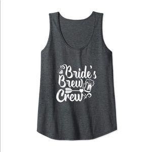 Brides Bachelorette Party Brew Crew Tank size Medium